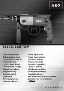 Instrukcja AEG SB2-700 Wiertarka udarowa
