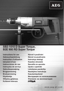 Instrukcja AEG SB2-1010 D SuperTorque Wiertarka udarowa