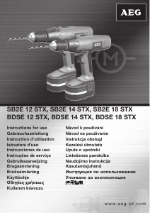 Brugsanvisning AEG BDSE 14 STX Bore-skruemaskine