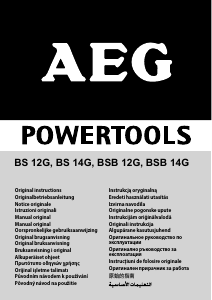Manuale AEG BS 14G Trapano avvitatore
