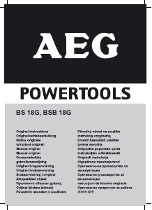 Manual AEG BS 18G Maşină de găurit-înşurubat