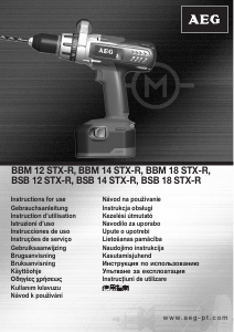 Brugsanvisning AEG BSB 12 STX-R Bore-skruemaskine