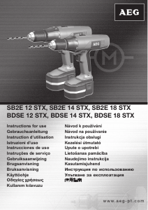 Brugsanvisning AEG SB2E 12 STX Bore-skruemaskine