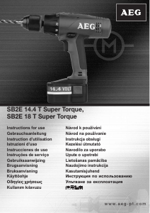 Priročnik AEG SB2E 18 T Super Torque Vrtalni aparat