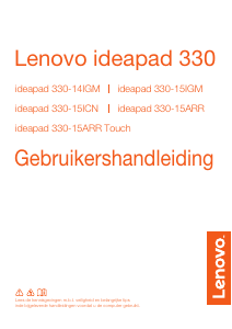 Handleiding Lenovo IdeaPad 330-15ICN Laptop