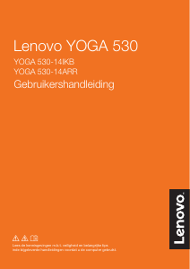 Handleiding Lenovo Yoga 530-14IKB Laptop