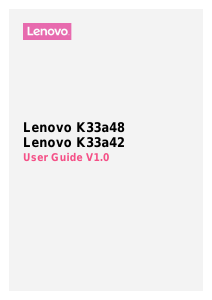 Handleiding Lenovo K33a48 K6 Mobiele telefoon