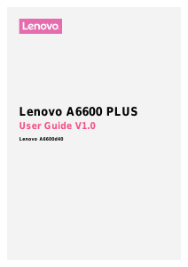 Manual Lenovo A6600 PLUS Mobile Phone