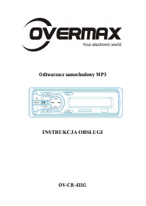 Instrukcja Overmax OV-CR-411G Radio samochodowe