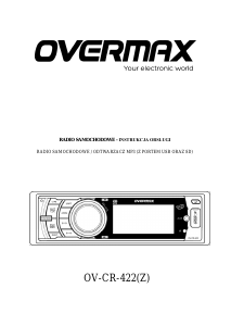 Handleiding Overmax OV-CR-422 Autoradio