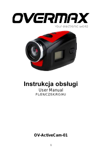 Manual Overmax ActiveCam 03 Camera de acțiune