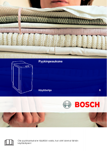 Käyttöohje Bosch WOT24351FN Pesukone