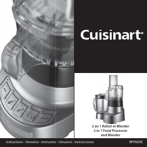 Handleiding Cuisinart BFP603E Duo Blender