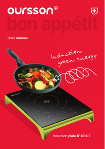 Manual Oursson IP1220T Hob