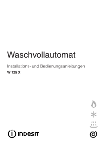 Bedienungsanleitung Indesit W 125 X (DE) Waschmaschine