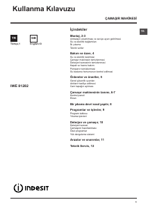 Handleiding Indesit IWE 81282 B C ECO TK Wasmachine