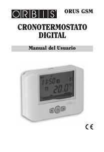Manual de uso Orbis Orus GSM Termostato