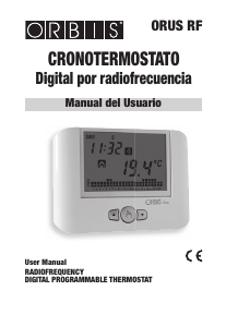 Manual de uso Orbis Orus RF Termostato