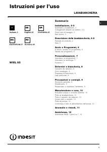 Manual Indesit WIXL 85 (EU) Mașină de spălat