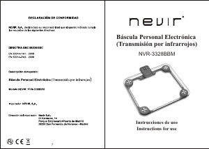 Manual de uso Nevir NVR-3328 BBM Báscula