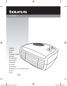 Bruksanvisning Taurus CA-2400 Värmefläkt