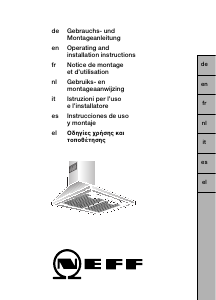 Mode d’emploi Neff D69B20N0 Hotte aspirante