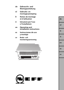 Mode d’emploi Neff D2654X1GB Hotte aspirante