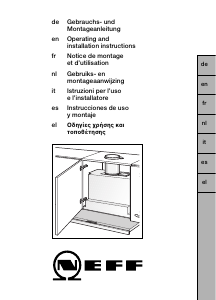 Mode d’emploi Neff D4982X0 Hotte aspirante