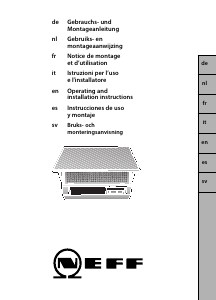 Manual de uso Neff D2624X0 Campana extractora