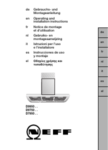 Mode d’emploi Neff D9950N0 Hotte aspirante