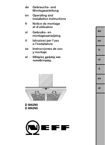 Mode d’emploi Neff D8962N0 Hotte aspirante