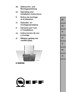 Mode d’emploi Neff D99W5N0 Hotte aspirante