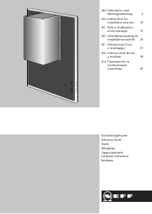 Handleiding Neff D99L10N0 Afzuigkap