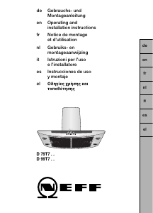 Manual de uso Neff D99T7N0 Campana extractora