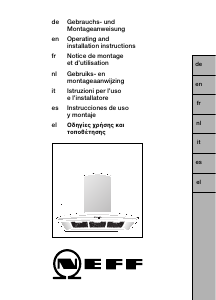Mode d’emploi Neff D9970N1 Hotte aspirante
