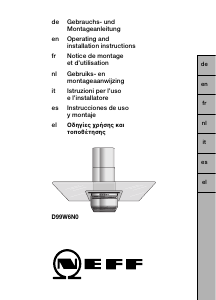 Mode d’emploi Neff D99W6N0 Hotte aspirante