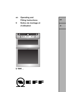 Manual Neff U1644N0 Oven