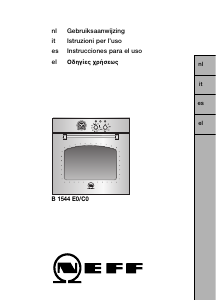 Εγχειρίδιο Neff B1544C0 Φούρνος