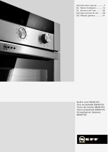 Manual Neff B9481N3 Oven