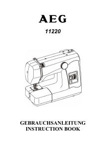 Bedienungsanleitung AEG 11220 Nähmaschine