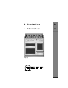 Handleiding Neff F3470N0 Fornuis