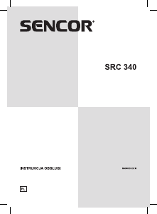 Instrukcja Sencor SRC 340 Radiobudzik