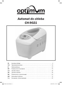 Handleiding Optimum CH-9021 Broodbakmachine
