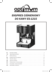 Instrukcja Optimum ES-1215 Ekspres do kawy
