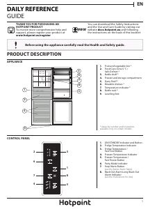 Bruksanvisning Hotpoint NFFUD 191 X.1 Kyl-frys