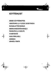 Käyttöohje Whirlpool AKM 990/BA Keittotaso