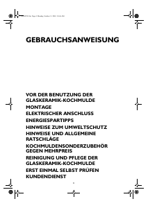 Bedienungsanleitung Whirlpool AKM 970/BA/01 Kochfeld