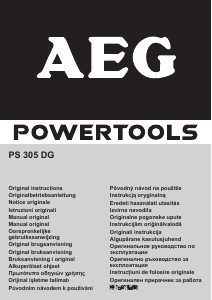 Manual AEG PS 305 DG Ferăstrău circular