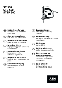 Bedienungsanleitung AEG ST 500 Stichsäge