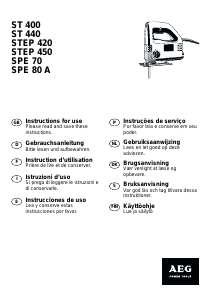 Bedienungsanleitung AEG SPE 80 A Stichsäge